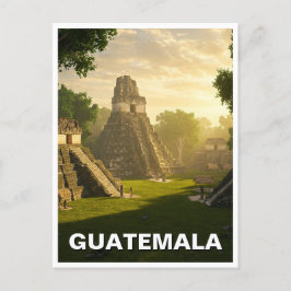 Tikal Guatemala Reisen Postkarte
