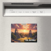 Tikal Guatemala Sunset Magnet (In Situ (Geschirrspüler))