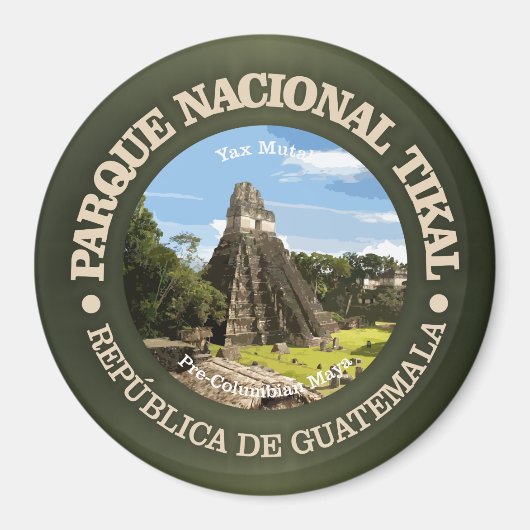 Tikal-Nationalpark Magnet (Vorne)