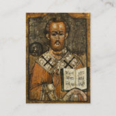 Tikhon-Bischof von Amathus-Orthodoxe Gebetskarte Platzkarte (Vorderseite)