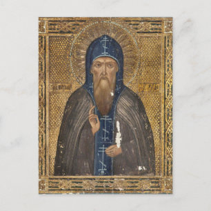 Tikhon von Zadonsk Orthodox Christliches Symbol Postkarte