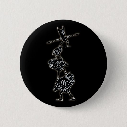 Tiki-Abenteuer Button (Vorderseite)