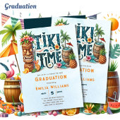 TIKI ABSCHLUSS Tropical Luau Hawaiian Party Einladung