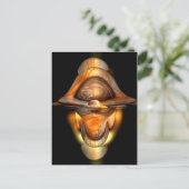 Tiki Abstract Postcard Postkarte (Stehend Vorderseite)