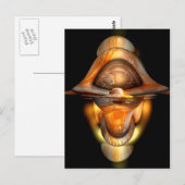 Tiki Abstract Postcard Postkarte (Vorne/Hinten)