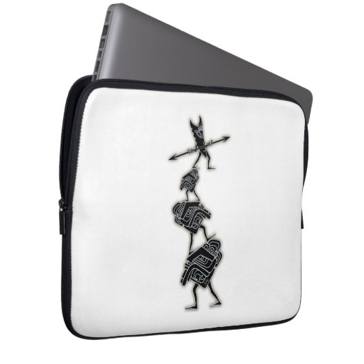 Tiki Adventure Laptopschutzhülle (Vorne Rechts)