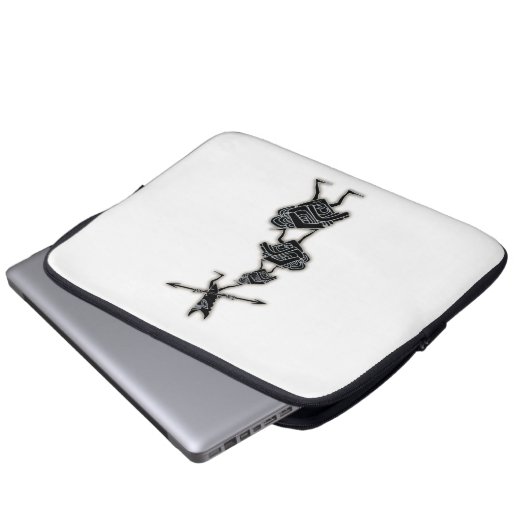 Tiki Adventure Laptopschutzhülle (Vorne Knopf)