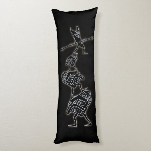 Tiki Adventure Seitenschläferkissen (Rückseite (Vertikal))