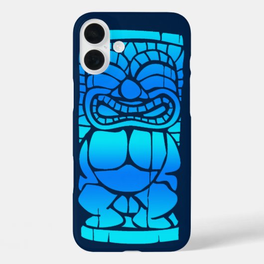 Tiki Ailani Hawaiian Sunset Blend Blue Case-Mate iPhone Hülle (Rückseite)