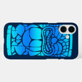 Tiki Ailani Hawaiian Sunset Blend Blue Case-Mate iPhone Hülle (Rückseite (Horizontal))