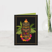 Tiki Aloha Karte (Vorderseite)