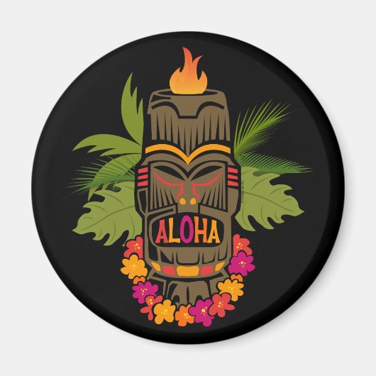 Tiki Aloha Magnet (Vorne)