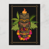 Tiki Aloha Postkarte (Vorderseite)