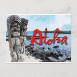 Tiki Aloha Postkarte