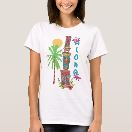 Tiki Aloha T-Shirt (Vorderseite)