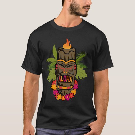 Tiki Aloha T-Shirt (Vorderseite)