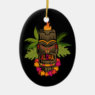 Tiki Aloha Verzierung Keramikornament