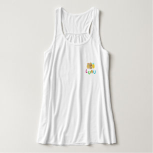 Tiki-Ananas-Luau-T-Shirt Tank Top