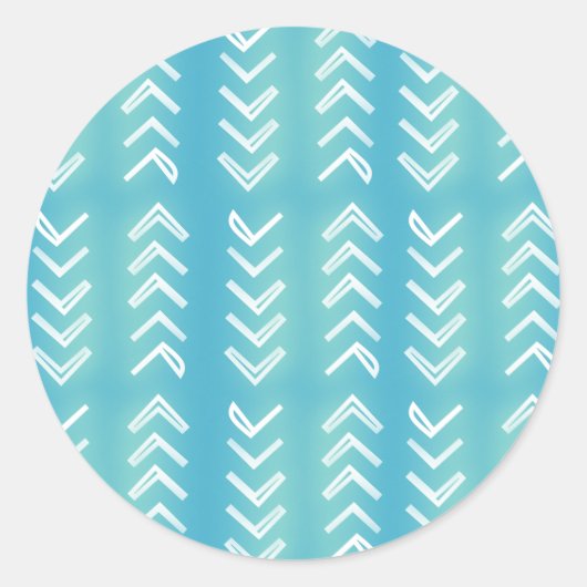Tiki Arrow Round Stickers (Vorderseite)