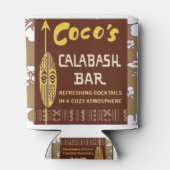 Tiki Art - Cocos Calabash Bar Dosenkühler (Rückseite)