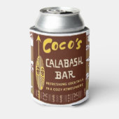 Tiki Art - Cocos Calabash Bar Dosenkühler (Kanne Rückseite)