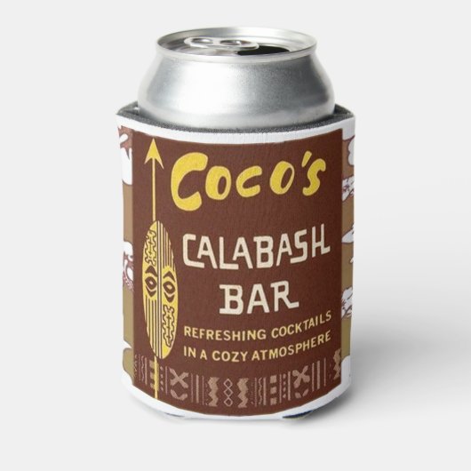Tiki Art - Cocos Calabash Bar Dosenkühler (Kanne Rückseite)