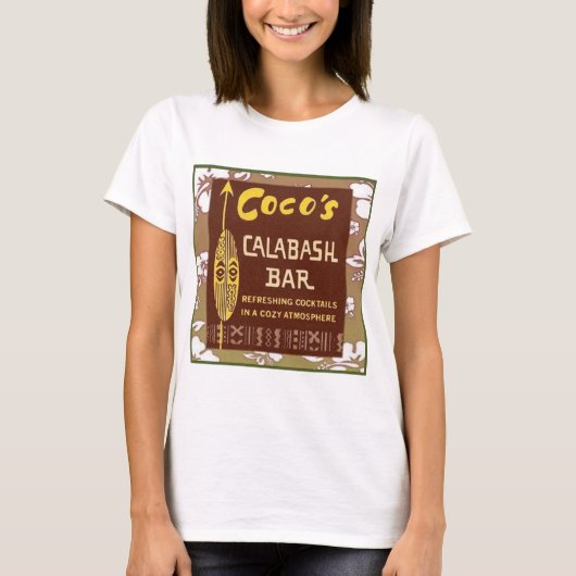 Tiki Art - Cocos Calabash Bar T-Shirt (Vorderseite)
