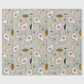 Tiki Atomic Wrapping Paper der Mitte des Jahrhunde Geschenkpapier (Flach)