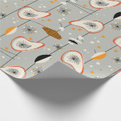 Tiki Atomic Wrapping Paper der Mitte des Jahrhunde Geschenkpapier (Ecke)