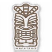 TIKI AUFKLEBER (Vorderseite)