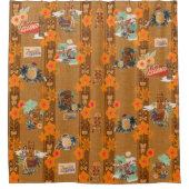 Tiki Bad-Duschvorhang Duschvorhang (Vorderseite)