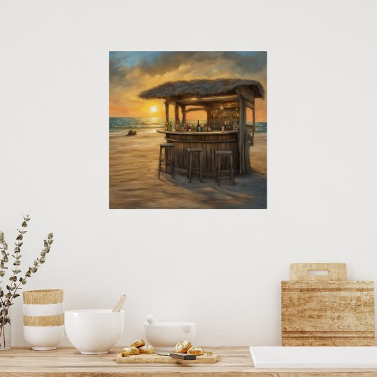 Tiki Bar - 2 - Poster (Küche)