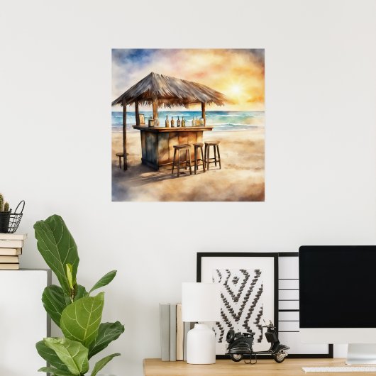 Tiki Bar - 3 - Poster (Heimbüro)
