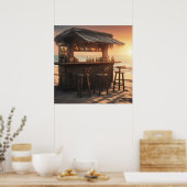 Tiki Bar - 6 - Poster (Küche)