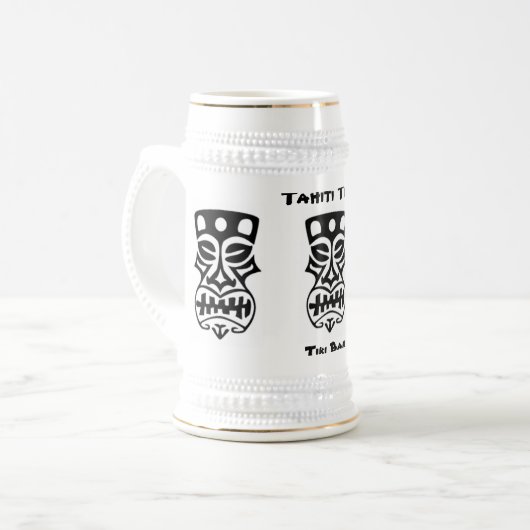 Tiki Bar Bierglas (Vorderseite Links)