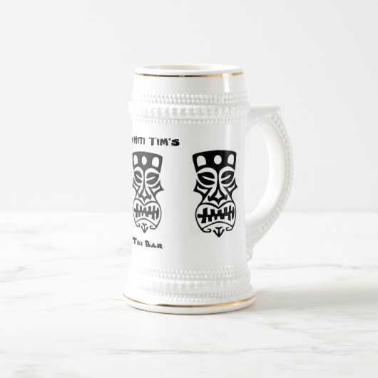 Tiki Bar Bierglas (VorderseiteRechts)