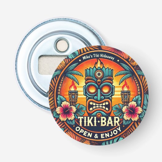 Tiki Bar Bottle Opener Flaschenöffner (Vorderseite)