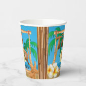 Tiki Bar Design - Personalisieren Pappbecher (Links)