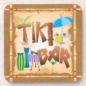 Tiki Bar Design Untersetzer (Vorderseite)