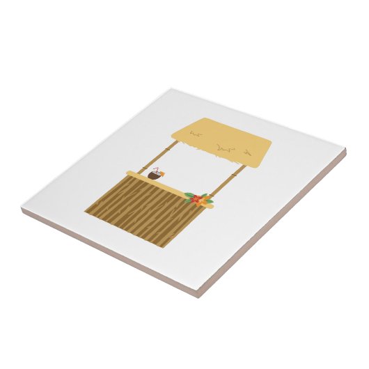 Tiki-Bar Fliese (Seite)