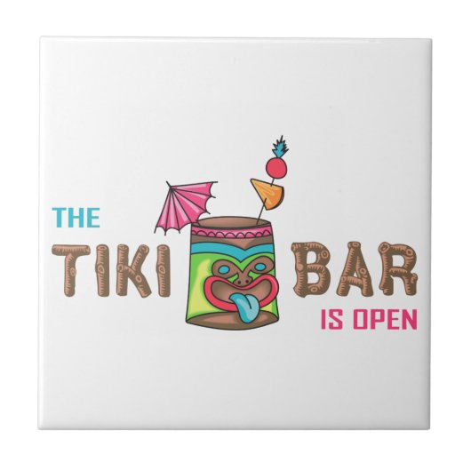 Tiki Bar Fliese (Vorderseite)