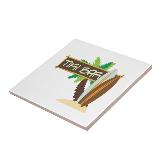 Tiki-Bar Fliese (Seite)