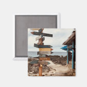 "Tiki Bar" Fotografie Magnet (Vorderseite/Rückseite)