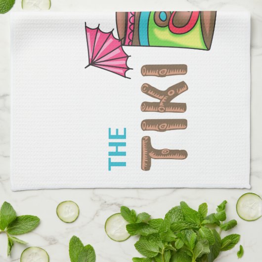 Tiki Bar Geschirrtuch (Gefaltet)