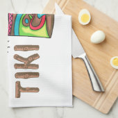 Tiki Bar Geschirrtuch (Viertel Falte)