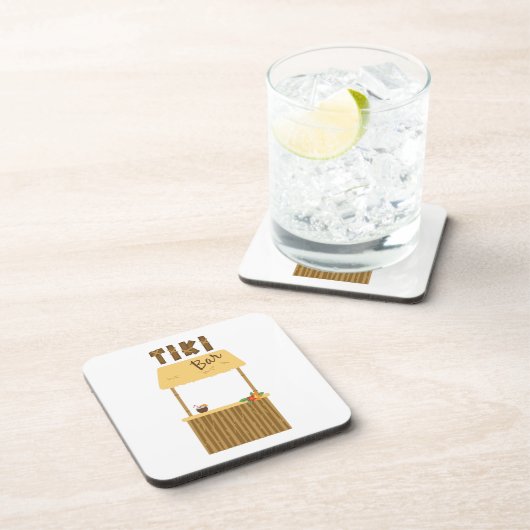 Tiki Bar Getränkeuntersetzer (Rechte Seite)