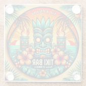 Tiki Bar Glass Untersetzer (Rückseite)