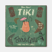 Tiki Bar&Grill Cocktail Magnet (Vorne)