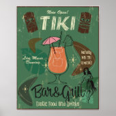 Tiki Bar&Grill Poster (Vorne)