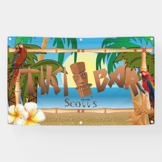 Tiki Bar im Paradies Banner (Horizontal)